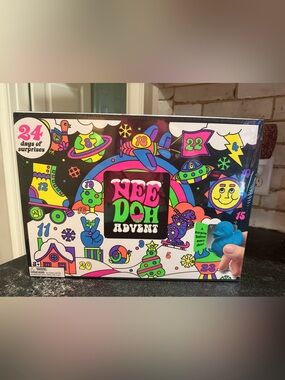 Schylling NeeDoh Advent Kids Toy Set - Colorful Holiday Surprise Pack AUTHENTIC